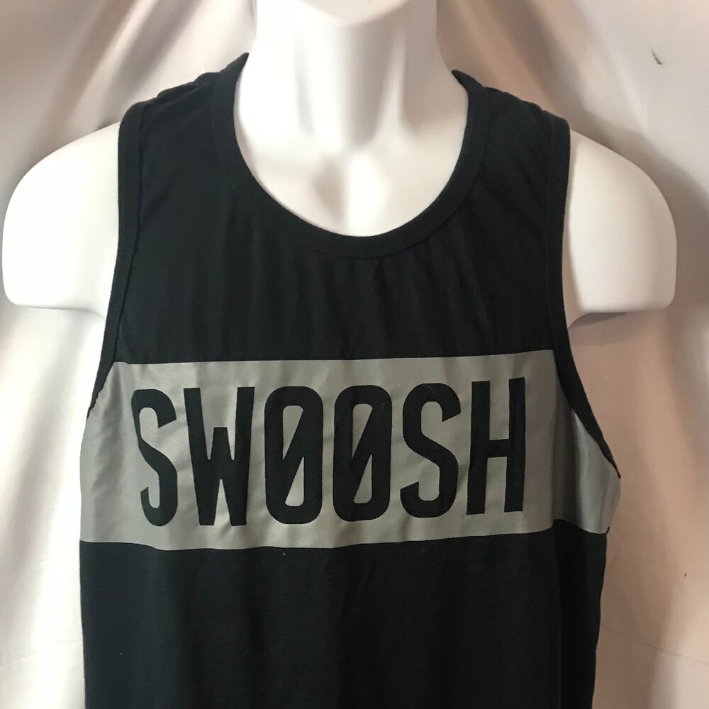 Nike SWOOSH Activewear Athletic Sport Cut Tank Top - Picture 2 of 5